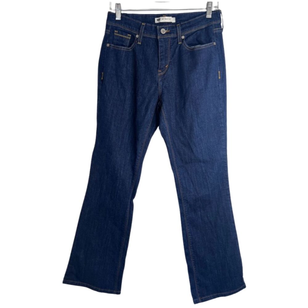 Levis 515‎ Bootcut Denim Jeans Dark Wash Non Destructed Size 6S